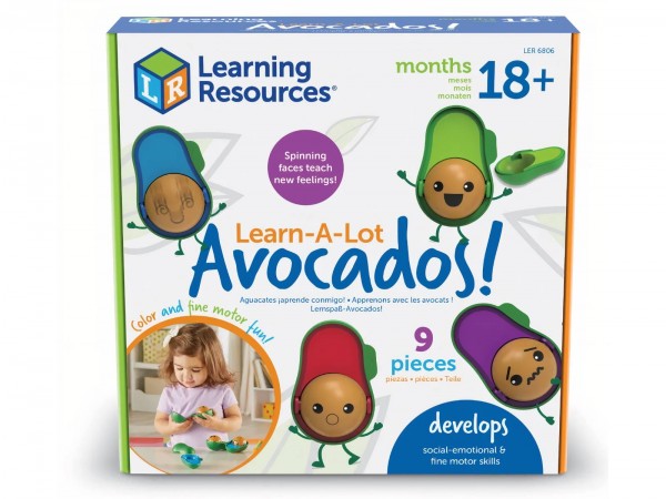 farbige Gefühls-Avocados (4er Set)