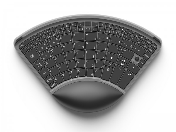 TiPY Keyboard Black - Einhandtastatur Doppelseitig