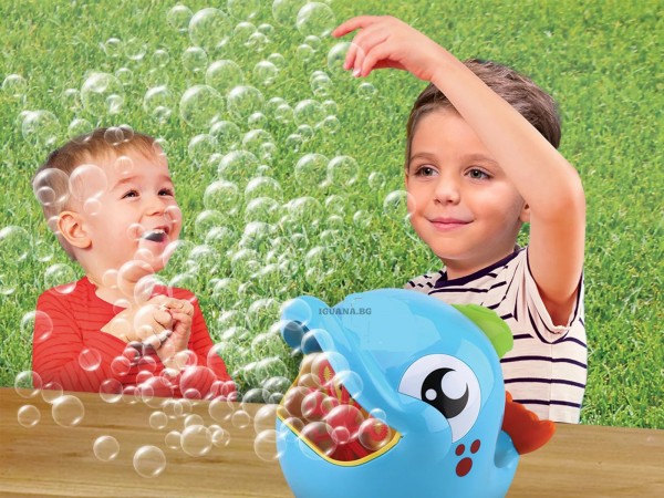 Seifenblasen Maschine - adaptiert - Spielspass mit Seifenblasen