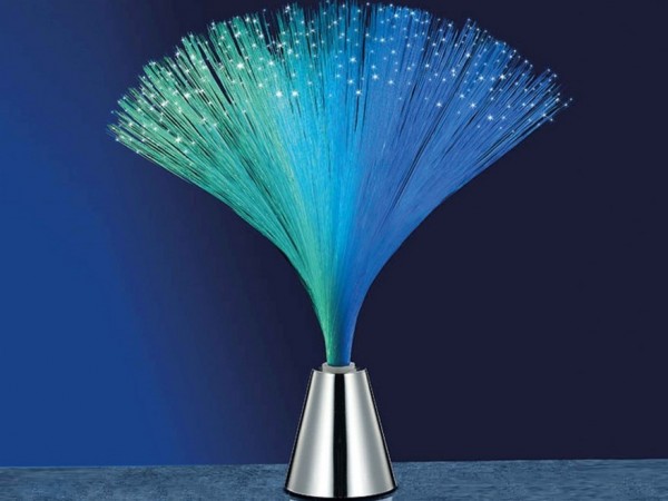 Funkelnde Lichtfaserlampe