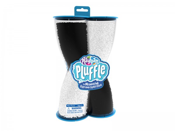 Playfoam Puffle - Mousse noire et blanche pour jouer et pétrir