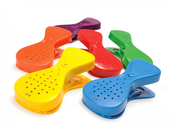 Sprechende Klammern (6er Set) farbig