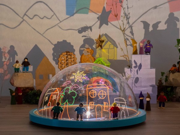 Immersiver Projektor - Sphärenförmig