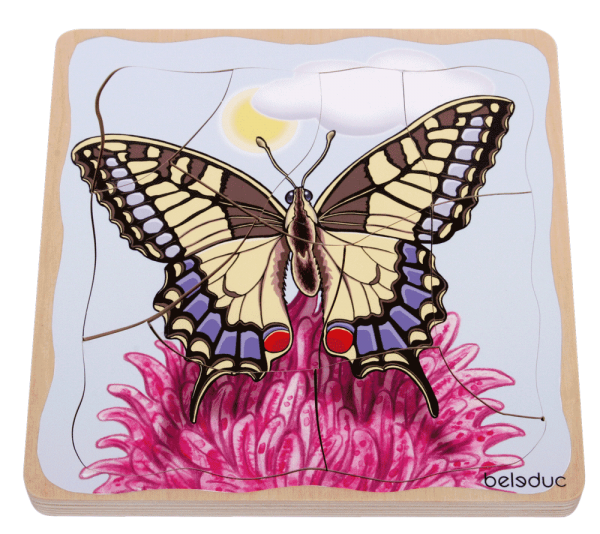 5-in-1 Lagen-Puzzle &quot;Schmetterling&quot;
