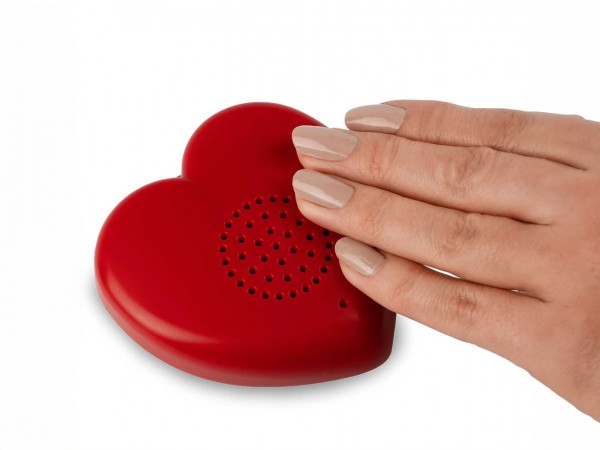 Sprechendes Herz - Sprachaufnahmegerät