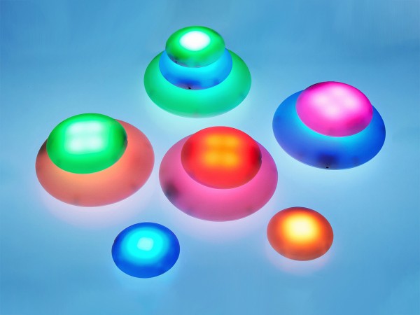 Sensorische Leuchtsteine - 12 Stück