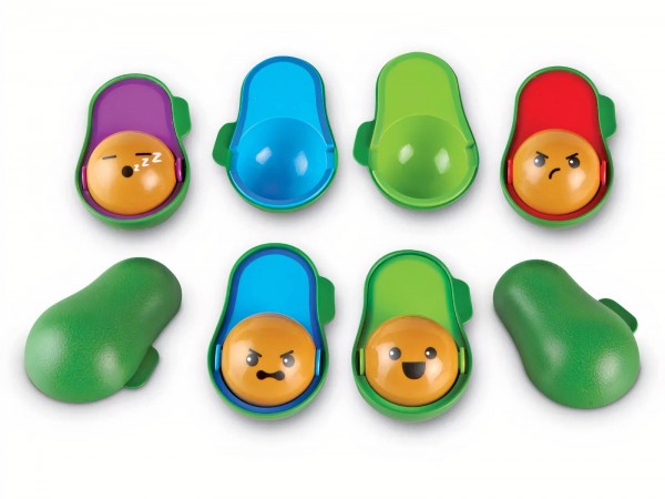 farbige Gefühls-Avocados (4er Set)