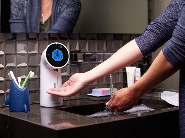 TimeTimer WASH plus Seifenspender mit Zeitanzeige