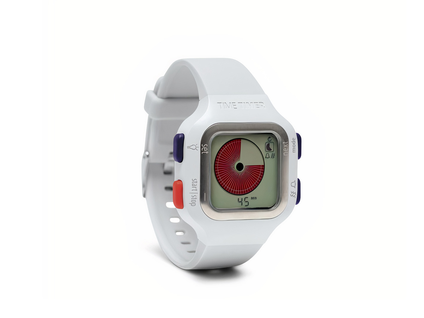 TimeTimer Armbanduhr (klein, hellgrau) - Time Timer