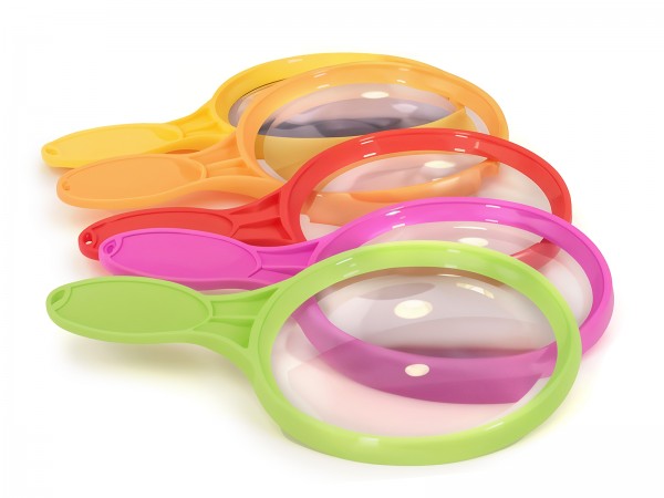 Jumbo Plastik Lupenlinsen (6er Set)