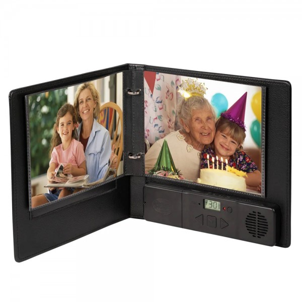 Sprechendes Fotoalbum Deluxe (A5, schwarz)