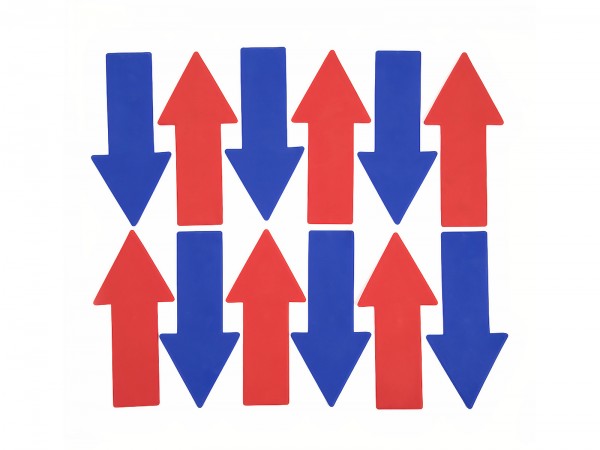Bodenmarkierungen - Pfeile (12er Set)