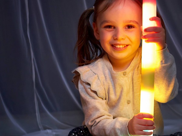 Leuchtende Zylinder (12er Set)