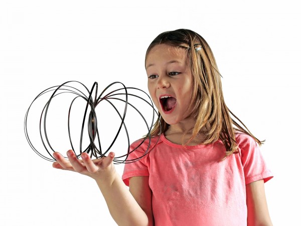 Magische Spirale - kinetisches Feder-Spielzeug