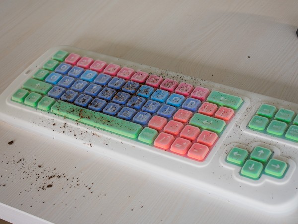 Clevy Tastatur II: Tastaturabdeckung durchsichtig