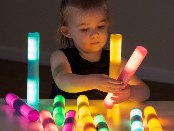 Leuchtende Zylinder (12er Set)