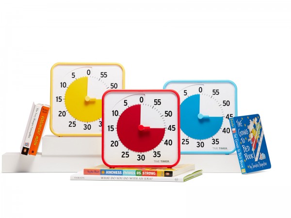 TimeTimer Mittel - Klassenzimmerset I (Gelb, Rot, Blau)