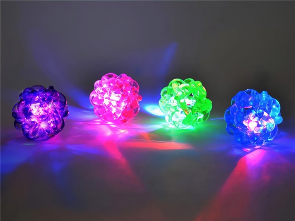 LED blinkender Knotenball (4er Set)