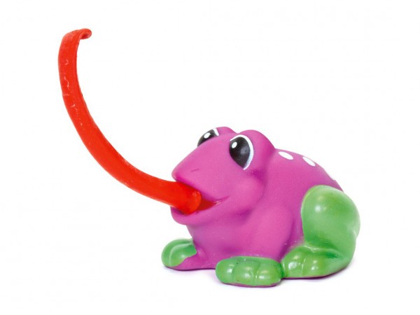 Lustiges Zungentierchen - Pinker Frosch
