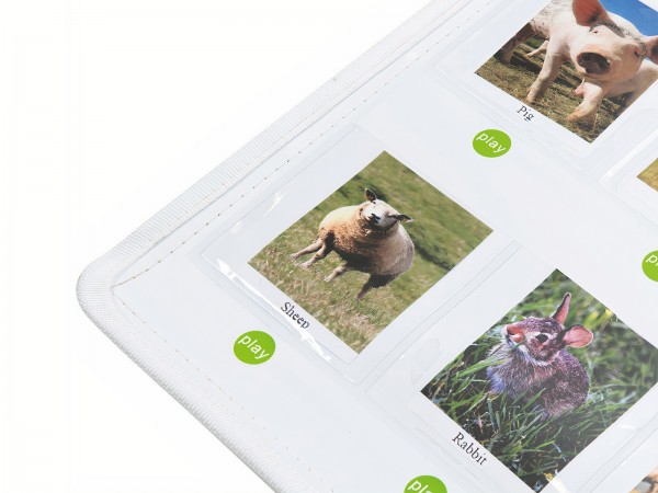 Günstige Sprach-Rekorder-Tafel mit 30 Einstecktaschen 10 Sekündige Aufnahme