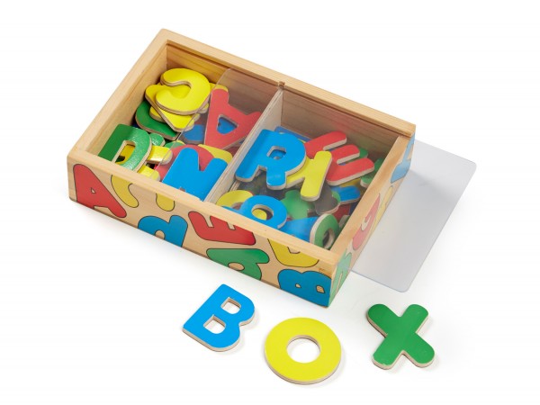 Lettrabox - magnetische Holzbuchstaben