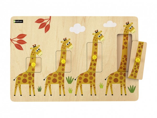 Les tailles des girafes - Puzzle