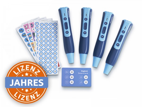Anybook Pro Audiostift Der Profi für die Schule - im 4er Set Anybook Pro Audiostift Der Profi für die Schule - im 4er Set
