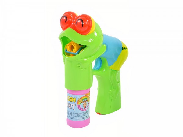 Pistolet à bulles de savon Froggy avec lumière et musique