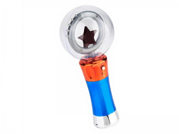 Leuchtender Zauberstab mit Stern - Viele Farben Licht Dunkel