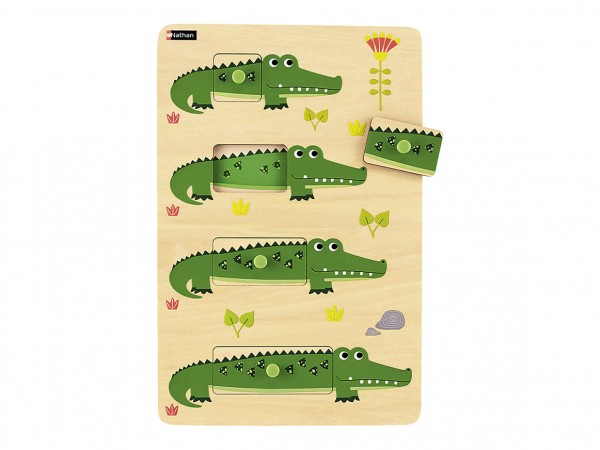 Krokodilo Grössen - Puzzle