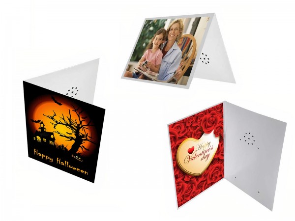 Fotokarte Audio Beim öffenen - Lustiger Spass - Halloween Valentinstag Geburtstag