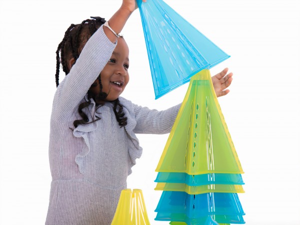 Cônes d'empilage rayonnants (20 pièces)