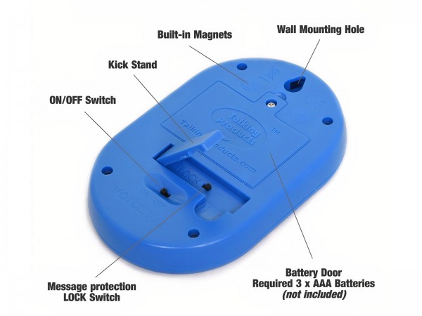 Voice Pad Einzeln Rückseite und Features