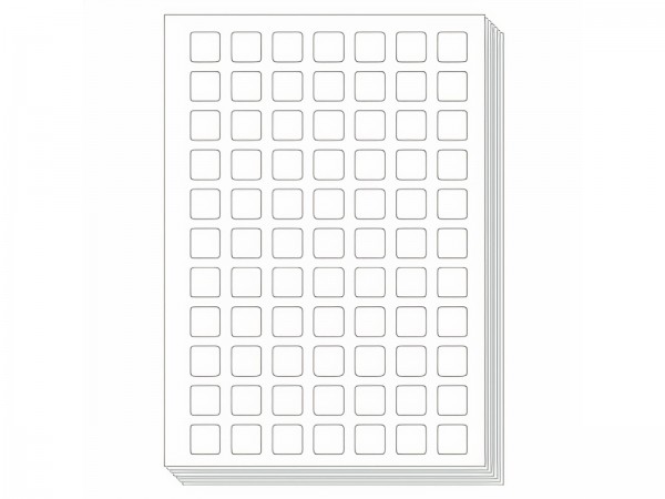 Pictogenda Blanco Sticker (10 Blätter)