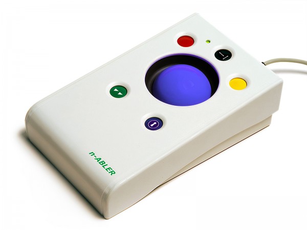 Trackball n-Abler (balle bleue)